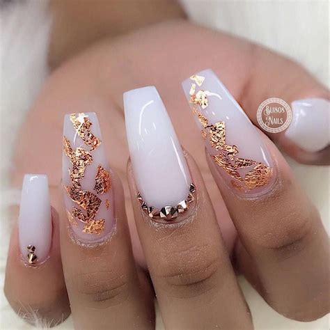 coffin gold nails|sexy coffin nails.